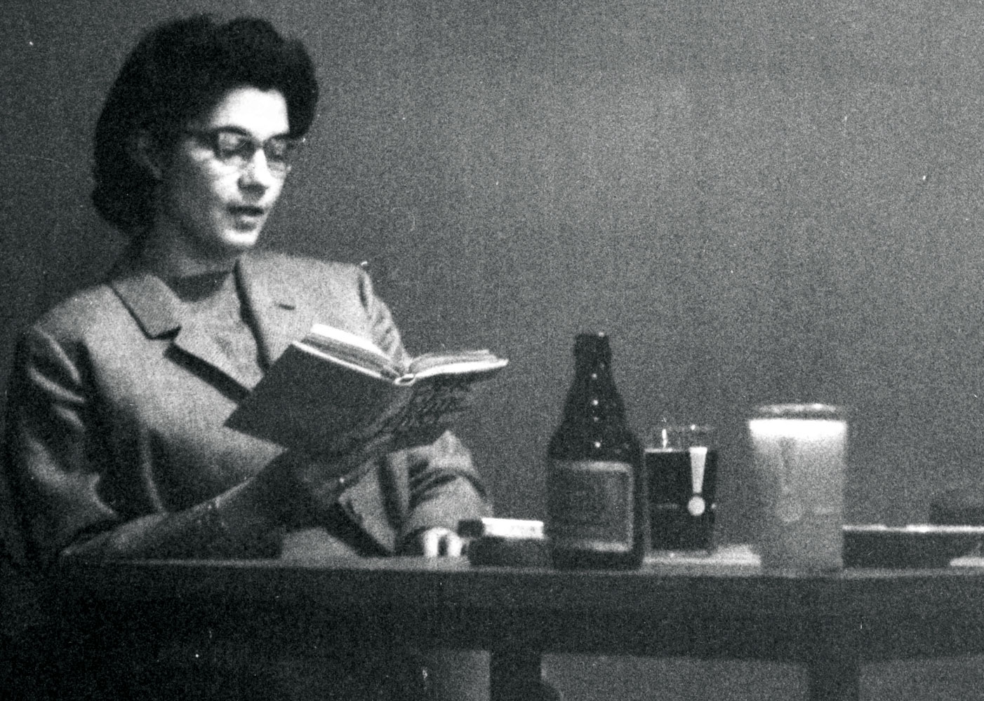 Christa Wolf im Club Voltaire 1964